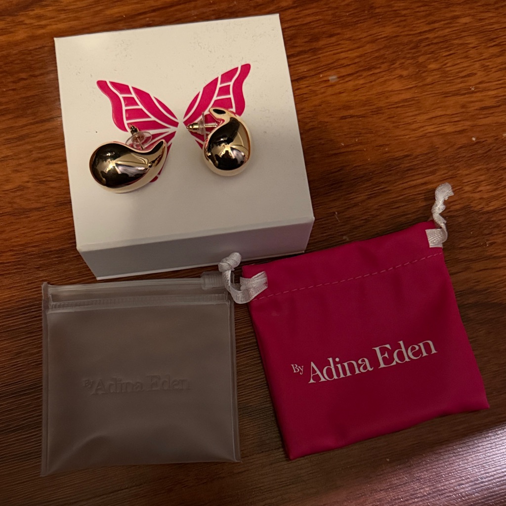 Adina Eden Gold Drop Earrings